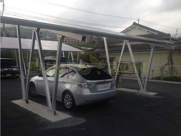 solar aluminum carport mounting solution