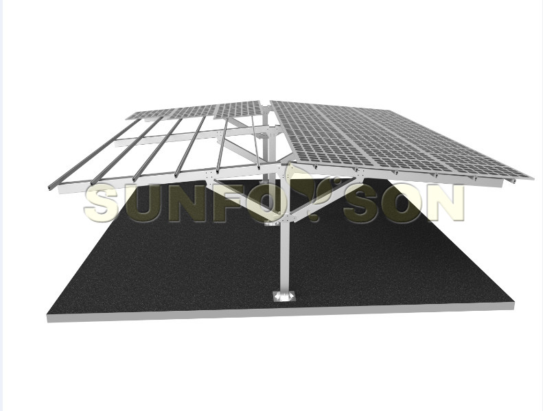 umbrella type solar carport mounting brackets
