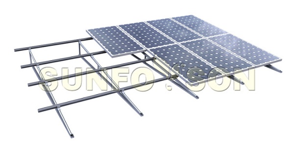 flat roof solar panel mount