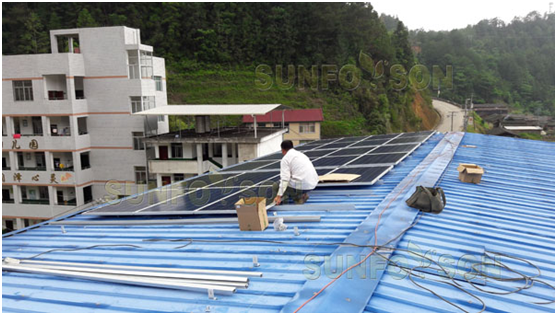 SunRack aluminum tin roof solar mounting brackets