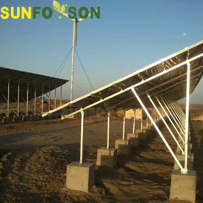 concrete base solar mounting