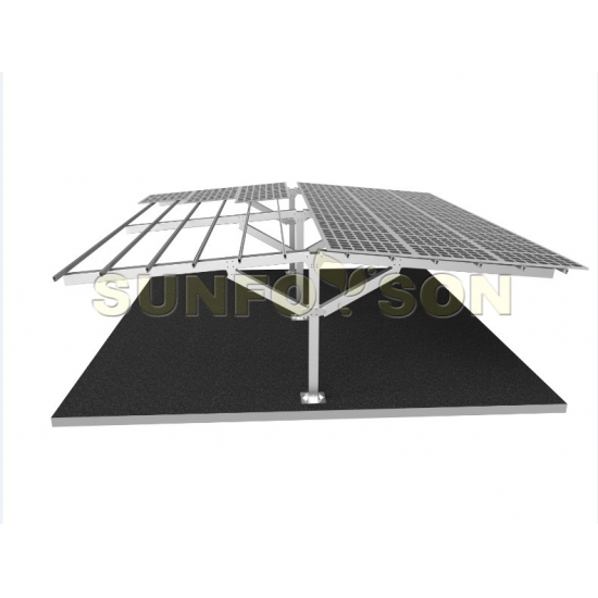 carport mounting structure for solar carport system