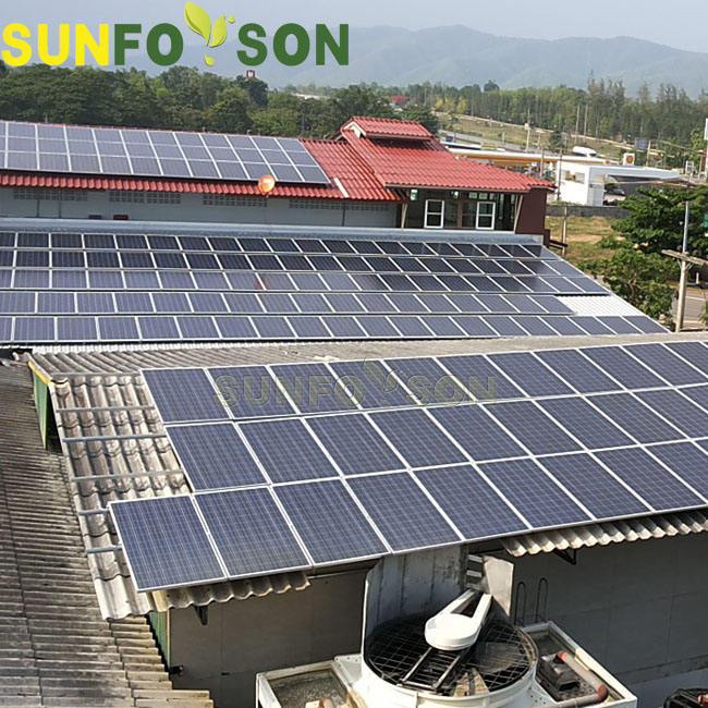 นั่นเป็นสี่เหตุผลที่จะติดตั้งแผงโซล่า photovoltaic พลังรุ่นของระบบบนหลังคาของกลับบ้าน