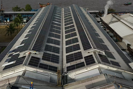 รูปภาพโครงการ Sunforson สำหรับการติดตั้งหลังคา SolarTin ขนาด 1.45MW