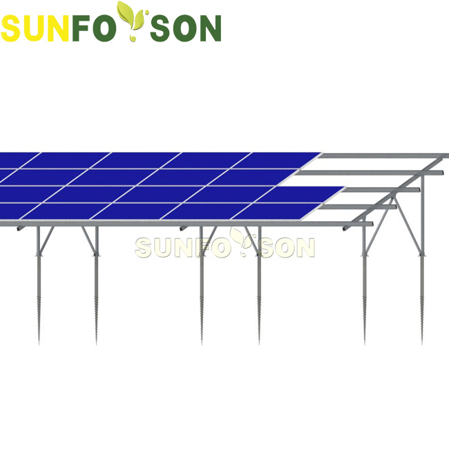 การแนะนำระบบติดตั้งภาคพื้นดินแบบสกรูของ sunforson