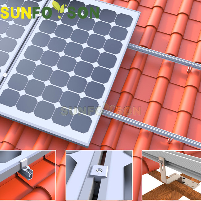 sunforson tile roof solar project โครงการในเม็กซิโก